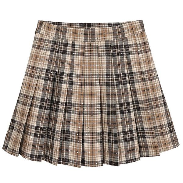 skirts summer fashion plaid woman mini chic bright silk designed pleated faldas para 2021 age-reducing jupe feminino, Black
skirts summer fashion plaid woman mini chic bright silk designed pleated faldas para 2021 age-reducing jupe feminino, Black