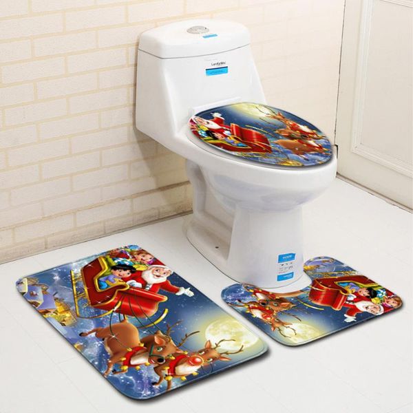 toilet seat covers christmas cover 3pcs set bath mat non-slip bathroom rugs water home doormats decoration absorption carpet
toilet seat covers christmas cover 3pcs set bath mat non-slip bathroom rugs water home doormats decoration absorption carpet
