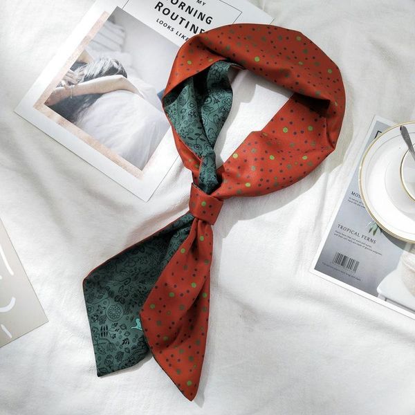 scarves 2021 summer many different colors silk scarf print thin narrow strip bag decorative ribbon for women, Blue;gray
scarves 2021 summer many different colors silk scarf print thin narrow strip bag decorative ribbon for women, Blue;gray
