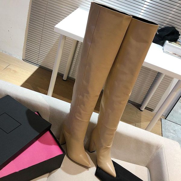 boots genuine leather women knee high heel winter brand fashion woman quality long, Black
boots genuine leather women knee high heel winter brand fashion woman quality long, Black