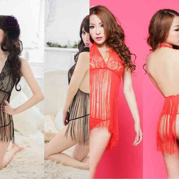 nxy set women lingerie tassel net sling skirt see through lace underwear transparent erotic costume sexi lingeri 1223, Red;black
nxy set women lingerie tassel net sling skirt see through lace underwear transparent erotic costume sexi lingeri 1223, Red;black
