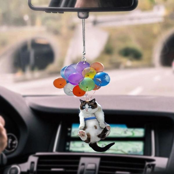 cat car hanging ornament with colorful balloon interior decor home decoration drop decorations
cat car hanging ornament with colorful balloon interior decor home decoration drop decorations