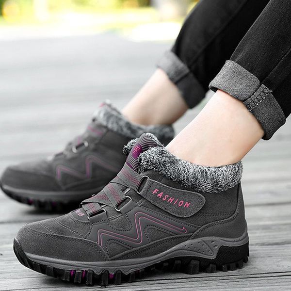 boots women's ankle winter female sneakers plush warm ladies shoes hook loop non slip footwear sewing comfortable 2021 woman, Black
boots women's ankle winter female sneakers plush warm ladies shoes hook loop non slip footwear sewing comfortable 2021 woman, Black