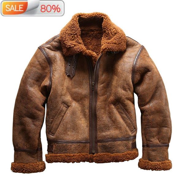 men's leather & faux sheep shearling men winter genuine natural fur bomber jacket sheepskin coat for menava005 b21147, Black
men's leather & faux sheep shearling men winter genuine natural fur bomber jacket sheepskin coat for menava005 b21147, Black