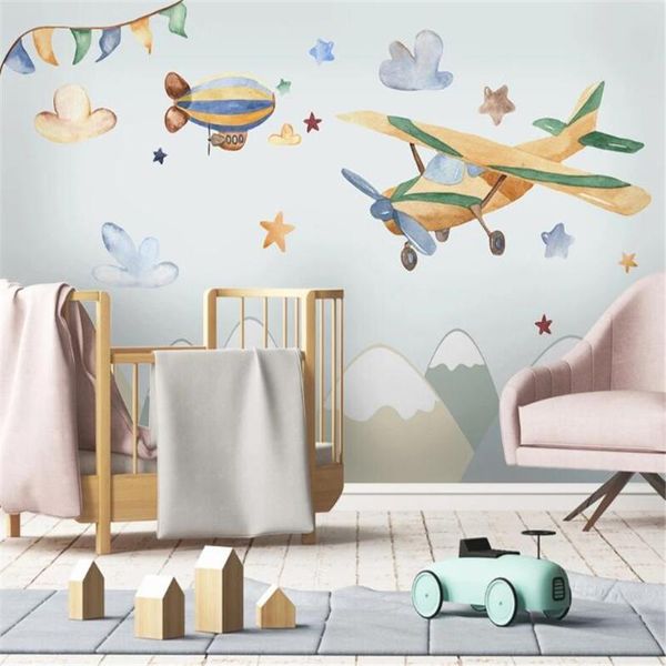 wallpapers milofi custom wallpaper mural european simple hand-painted cartoon creative aircraft balloon children's room background wall
wallpapers milofi custom wallpaper mural european simple hand-painted cartoon creative aircraft balloon children's room background wall