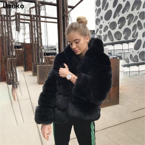 women's fur & faux solid fashion fall winter warm women hooded long sleeve short coat fake jacket plus size abrigos mujer invierno, Black
women's fur & faux solid fashion fall winter warm women hooded long sleeve short coat fake jacket plus size abrigos mujer invierno, Black
