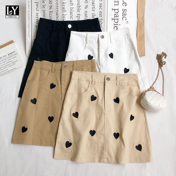 suits spring summer women embroidered high waist mini sweet solid color button a-line lady skirts, Black
suits spring summer women embroidered high waist mini sweet solid color button a-line lady skirts, Black