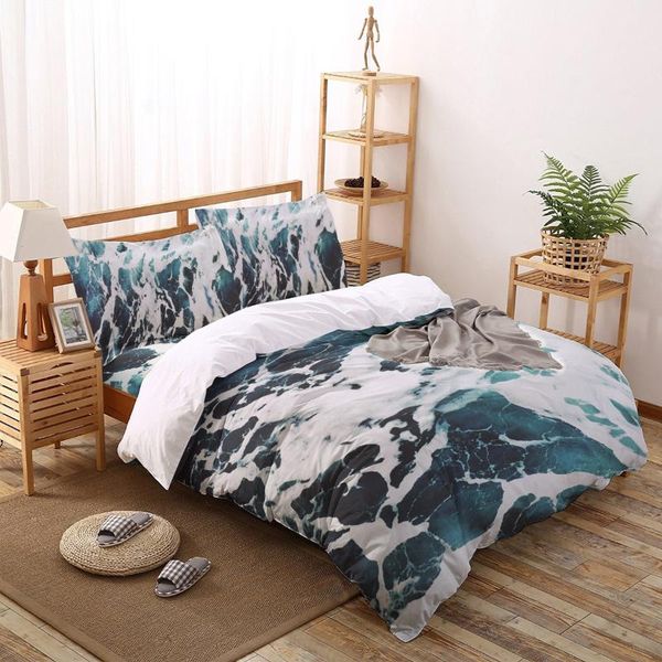 bedding sets summer blue ocean waves bed linens printed duvet cover set for home housse de couette bedclothes
bedding sets summer blue ocean waves bed linens printed duvet cover set for home housse de couette bedclothes