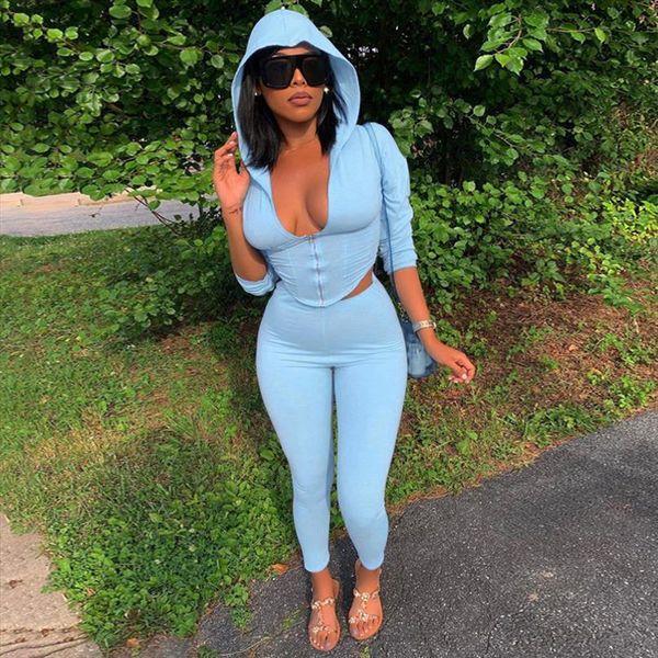 2 piece set womens pants tracksuit two and femme clothes elastic waist long lounge wear, White
2 piece set womens pants tracksuit two and femme clothes elastic waist long lounge wear, White