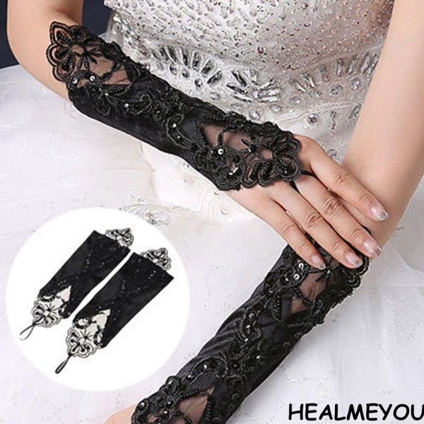 fingerless gloves healmeyou black lace long stretch embroidered evening wedding, Blue;gray
fingerless gloves healmeyou black lace long stretch embroidered evening wedding, Blue;gray