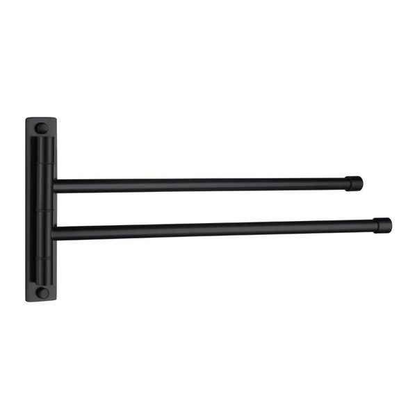 stainless steel non-perforated towel bar, movable rotating folding multi-bar black bathroom pendant racks
stainless steel non-perforated towel bar, movable rotating folding multi-bar black bathroom pendant racks