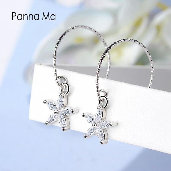 panna ma cute flower crystal pendant earrings simple ol style zirconia silver drop christmas jewelry gift for women dangle & chandelier
panna ma cute flower crystal pendant earrings simple ol style zirconia silver drop christmas jewelry gift for women dangle & chandelier