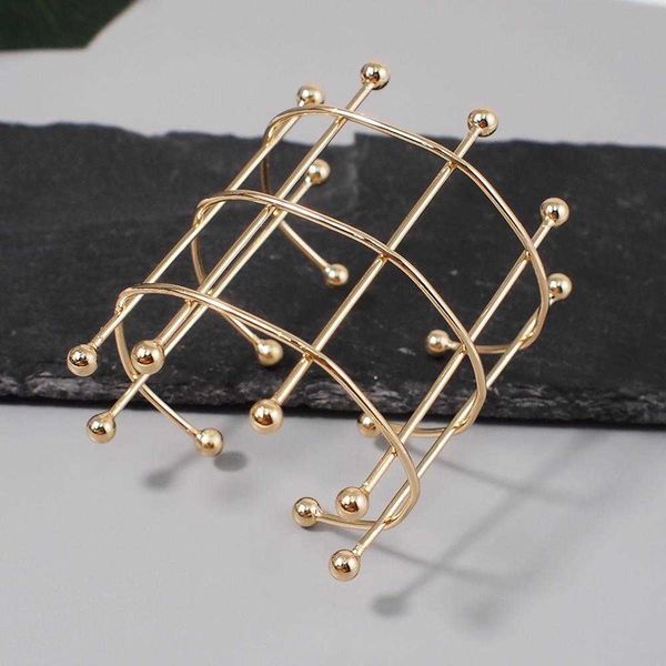 punk alloy statement cuff bangle for women metal geometric bracelets femme fashion jewelry accessories ukmoc q0719, Black
punk alloy statement cuff bangle for women metal geometric bracelets femme fashion jewelry accessories ukmoc q0719, Black