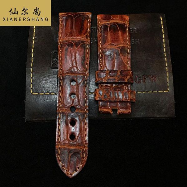 watch bands genuine alligator band universal handmade strap custom crocodile leather belt 18mm 19mm 21mm 22mm 23mm 24mm watchbands, Black;brown
watch bands genuine alligator band universal handmade strap custom crocodile leather belt 18mm 19mm 21mm 22mm 23mm 24mm watchbands, Black;brown