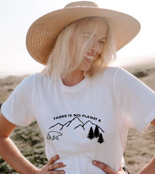there is no planet b women summer short sleeve t shirt save earth tshirts streetwear slogan harajuku tees camisetas mujer women's t-sh, White 
there is no planet b women summer short sleeve t shirt save earth tshirts streetwear slogan harajuku tees camisetas mujer women's t-sh, White