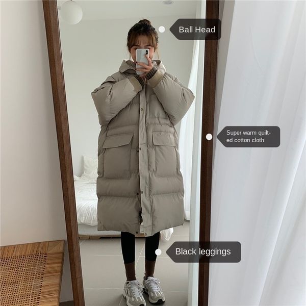 new women parkas winter jacket women plus size hooded long parka mujer cotton padded overcoat casual oversize coat female 210420, Black
new women parkas winter jacket women plus size hooded long parka mujer cotton padded overcoat casual oversize coat female 210420, Black
