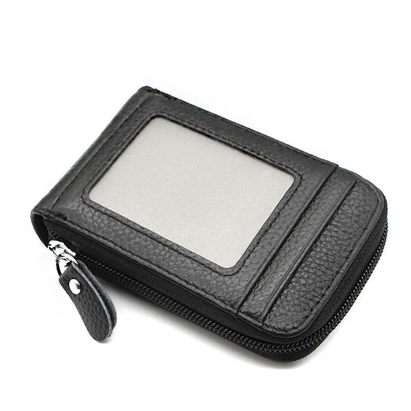 card holders foldable credit blocking holder anti scan portable coin fashion thin pocket pu leather zipper wallet po organizer, Brown;gray
card holders foldable credit blocking holder anti scan portable coin fashion thin pocket pu leather zipper wallet po organizer, Brown;gray