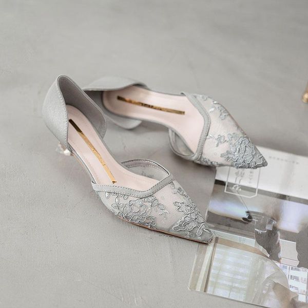 dress shoes summer style mesh hollow fashion pointed stiletto high heel bridal wedding banquet all-match female sandals, Black
dress shoes summer style mesh hollow fashion pointed stiletto high heel bridal wedding banquet all-match female sandals, Black