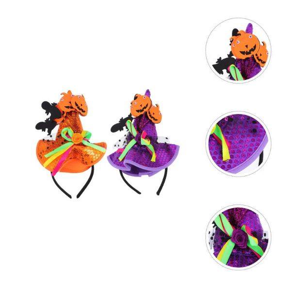 party hats 2 pcs witch caps novel pumpkin headbands (orange purple)
party hats 2 pcs witch caps novel pumpkin headbands (orange purple)