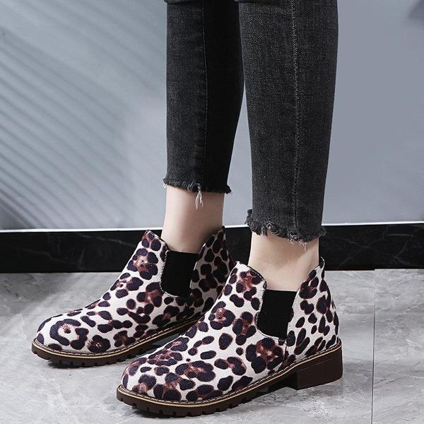 boots round toe women slip on leopard print ankle short shoes square heel anti-slip ladies boot btas de mujer, Black
boots round toe women slip on leopard print ankle short shoes square heel anti-slip ladies boot btas de mujer, Black