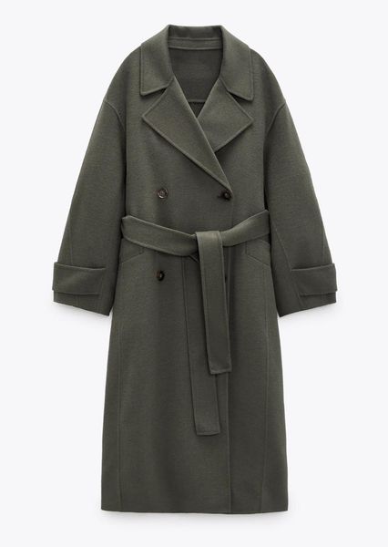 women's wool & blends 2021 the double-sided velvet cloth in long coat with a belt limited edition, Black 
women's wool & blends 2021 the double-sided velvet cloth in long coat with a belt limited edition, Black