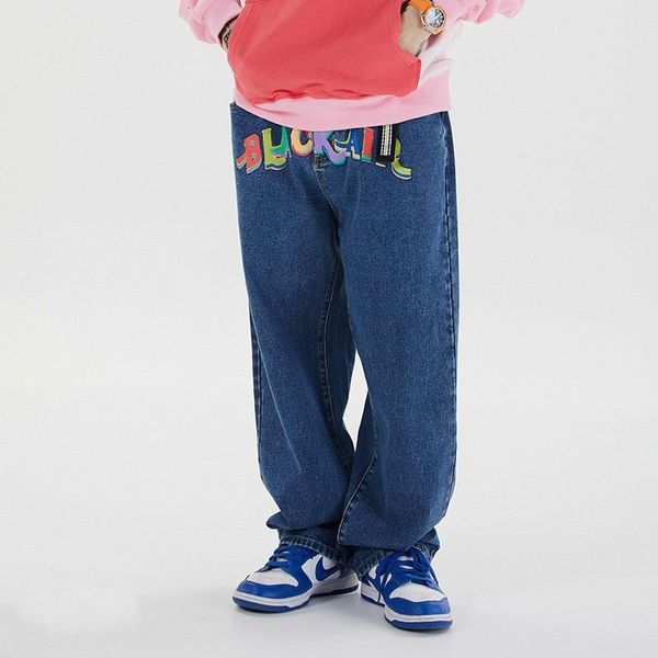 men's colorful tadpole printed letter casual pants hip hop biker jeans men clothes denim me-z68, Blue
men's colorful tadpole printed letter casual pants hip hop biker jeans men clothes denim me-z68, Blue