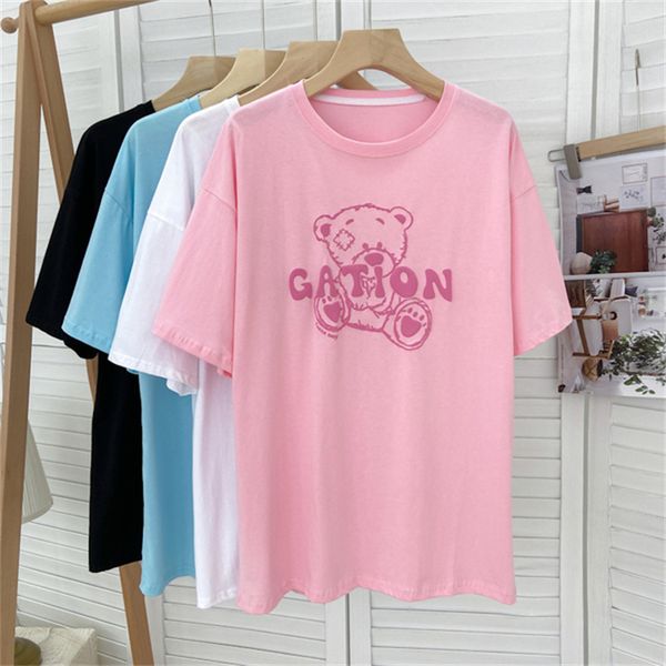 t shirts men's designer women's short sleeve t-shirt women loose student casual fashion letter printing, White
t shirts men's designer women's short sleeve t-shirt women loose student casual fashion letter printing, White