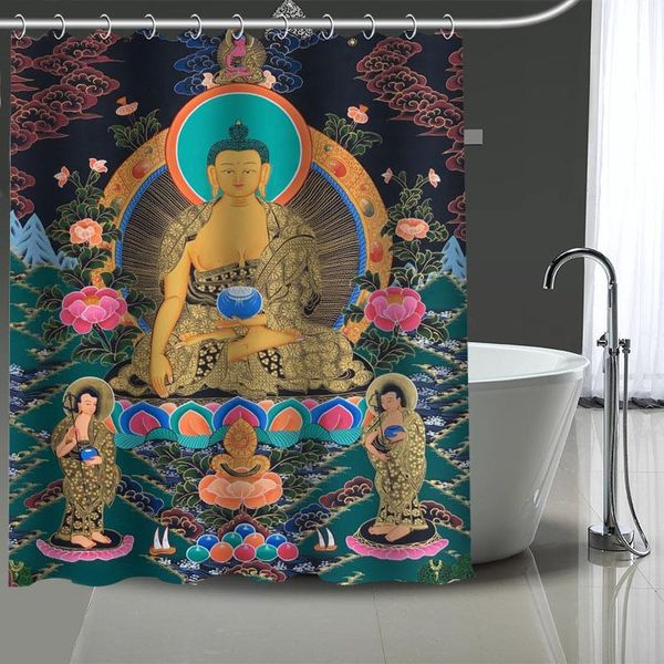 shower curtains custom ancient buddhist thangka painting diy bathroom curtain fabric washable polyester for bathtub art decor
shower curtains custom ancient buddhist thangka painting diy bathroom curtain fabric washable polyester for bathtub art decor