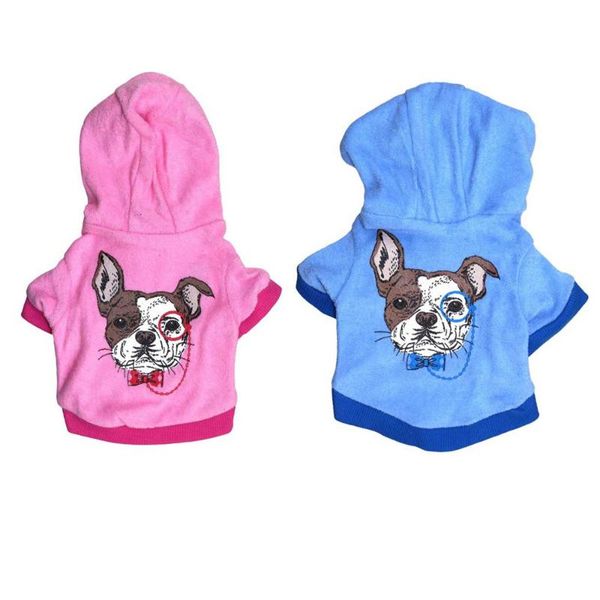 dog apparel pet clothes soft fleece hoodiie autumn winter patten coat blue pink for puppy dogs and cats
dog apparel pet clothes soft fleece hoodiie autumn winter patten coat blue pink for puppy dogs and cats