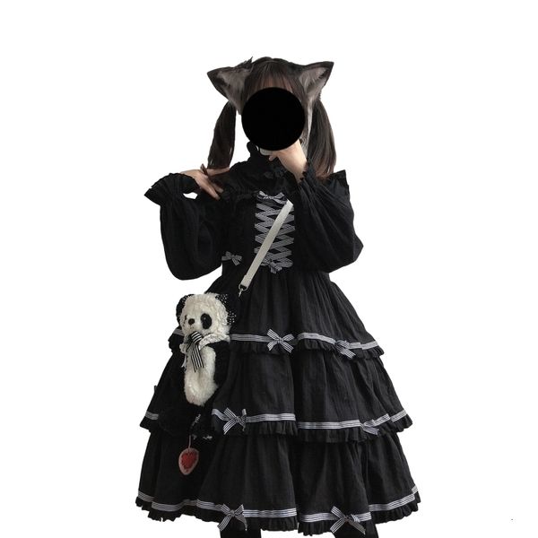 lolita sweet girls sleeveless women kawaii bow bandage princess party cosplay costumes vintage black spaghetti strap, Black;gray
lolita sweet girls sleeveless women kawaii bow bandage princess party cosplay costumes vintage black spaghetti strap, Black;gray