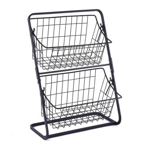 hooks & rails storage shelf rack kitchen seasoning organizer fruits holder stainless steel double layer bathroom cosmetic basket
hooks & rails storage shelf rack kitchen seasoning organizer fruits holder stainless steel double layer bathroom cosmetic basket