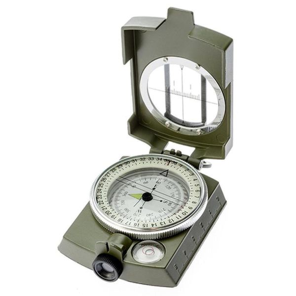 outdoor gadgets 40% military camouflage folding sighting compass pouch camping hiking tool