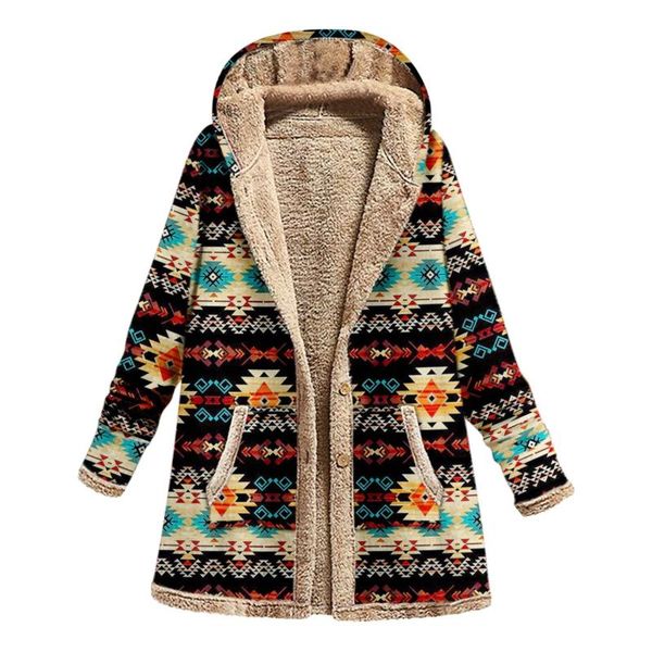 women's wool & blends womens stripe embroidery coat 2021 fashion ladies ethnic style print hooded jacket pocket fall loose clothes kurt, Black
women's wool & blends womens stripe embroidery coat 2021 fashion ladies ethnic style print hooded jacket pocket fall loose clothes kurt, Black