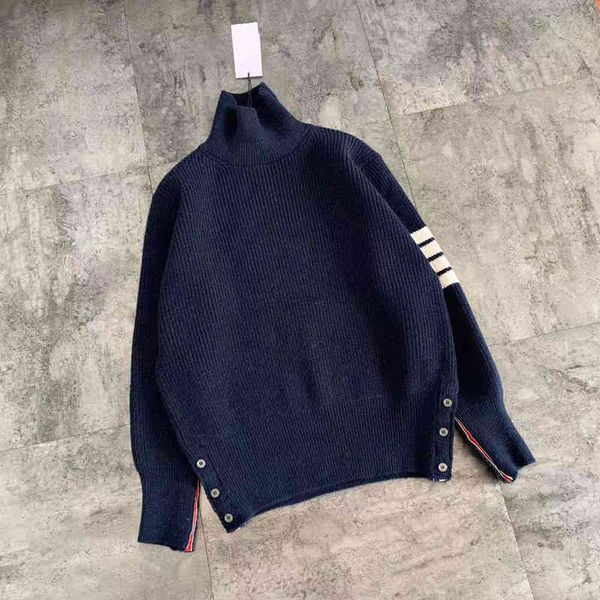 autumn new stripe solid color high neck straight tube comfortable leisure simple pullover sweater, Black
autumn new stripe solid color high neck straight tube comfortable leisure simple pullover sweater, Black