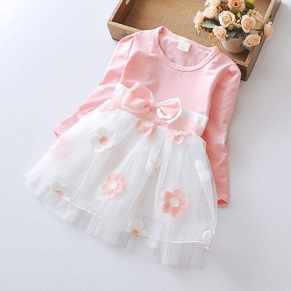 girl's dresses baby girls dress 2021 autumn long sleeve bow flowers princess birthday party child girl clothes kids 6m-5y, Red;yellow
girl's dresses baby girls dress 2021 autumn long sleeve bow flowers princess birthday party child girl clothes kids 6m-5y, Red;yellow