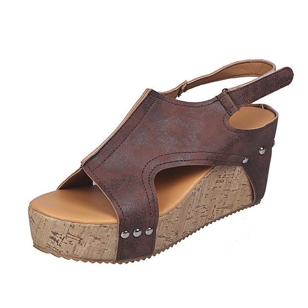 peep toe female shoes women's sandals women summer wedge platform pu buckle strap sewing ladies fashion sandal, Black
peep toe female shoes women's sandals women summer wedge platform pu buckle strap sewing ladies fashion sandal, Black