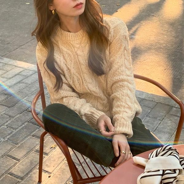women's sweaters ol thick warm pullover sweater women 2021 autumn winter elegant long sleeve knitted twist, White;black
women's sweaters ol thick warm pullover sweater women 2021 autumn winter elegant long sleeve knitted twist, White;black