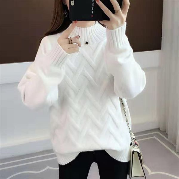 elegant females kawaii korean womens sweater pullover turtleneck women clothing winter plus size solid long sleeve sweaters, White;black
elegant females kawaii korean womens sweater pullover turtleneck women clothing winter plus size solid long sleeve sweaters, White;black