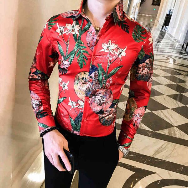 men's casual shirts coreano fino ajuste impresso digital camisa de manga longa roupas masculinas simples todos os jogos clube noite for, White;black
men's casual shirts coreano fino ajuste impresso digital camisa de manga longa roupas masculinas simples todos os jogos clube noite for, White;black