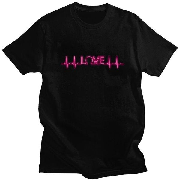 men's t-shirts love ecg heartbeat tshirt for men short sleeves casual t shirt fashion slim fit 100% cotton tee gift, White;black
men's t-shirts love ecg heartbeat tshirt for men short sleeves casual t shirt fashion slim fit 100% cotton tee gift, White;black