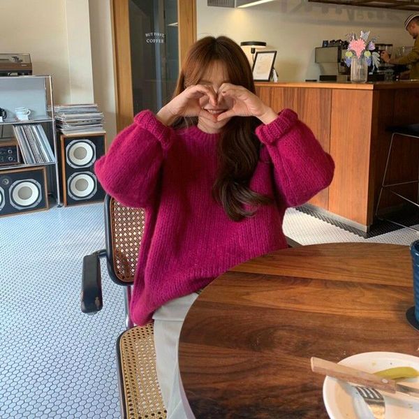 women's sweaters korea women autumn winter dragon fruit red color loose short sweater round collar full sleeve knitted pullovers casual, White;black
women's sweaters korea women autumn winter dragon fruit red color loose short sweater round collar full sleeve knitted pullovers casual, White;black