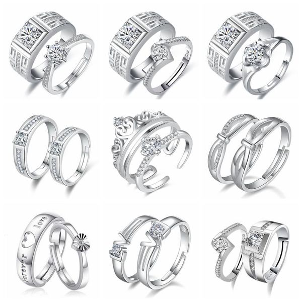 cluster rings 14 style romantic couple ring set open crystal for women fashion silver color jewelry gift 2021, Golden;silver
cluster rings 14 style romantic couple ring set open crystal for women fashion silver color jewelry gift 2021, Golden;silver
