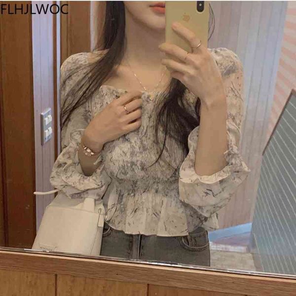 women's knits & tees spring summer korea chic blusas fashion flhjlwoc design short crop peplum floral print off shoulder, White
women's knits & tees spring summer korea chic blusas fashion flhjlwoc design short crop peplum floral print off shoulder, White