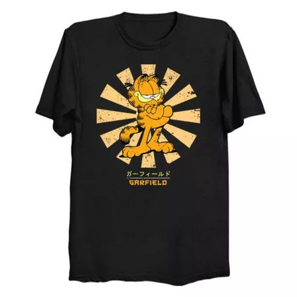 cat retro japanese vintage nostalgic comic cartoon classic black tshirt, White;black
cat retro japanese vintage nostalgic comic cartoon classic black tshirt, White;black