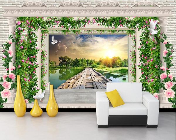 wallpapers papel de parede dream flower vine continental landscape 3d wallpaper,living room sofa tv wall kids'room papers home decor
wallpapers papel de parede dream flower vine continental landscape 3d wallpaper,living room sofa tv wall kids'room papers home decor