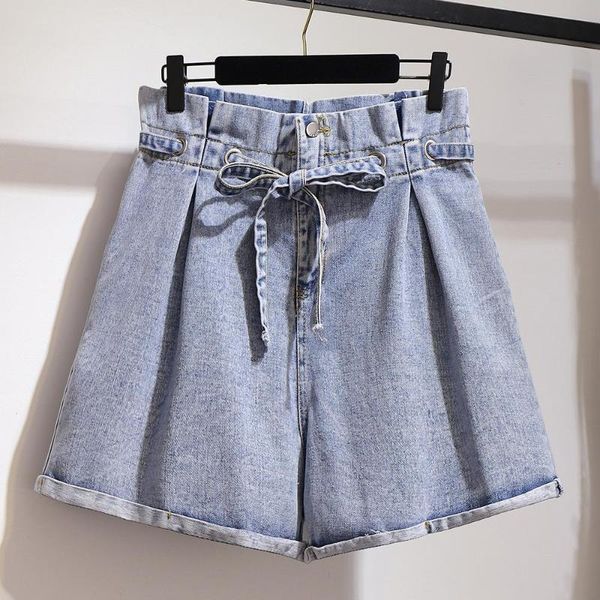 women's shorts 2xl-6xl large size women denim 2021 summer casual 5xl plus sash wide leg female high wiast, White;black
women's shorts 2xl-6xl large size women denim 2021 summer casual 5xl plus sash wide leg female high wiast, White;black