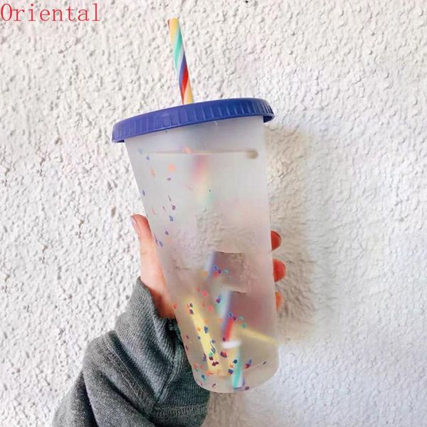 1/5pcs 700ml color changing confetti reusable plastic tumbler with lid and straw cold cup drinkware christmas mug sale mugs
1/5pcs 700ml color changing confetti reusable plastic tumbler with lid and straw cold cup drinkware christmas mug sale mugs