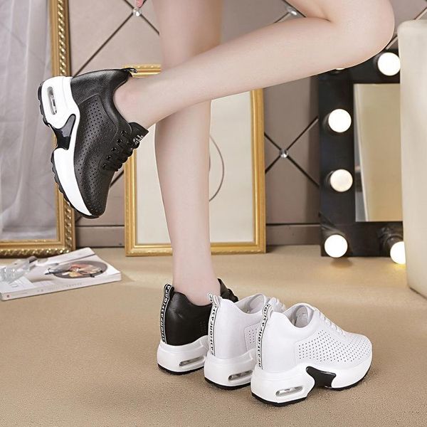 dress shoes wedge heel platform dad chunky sneakers air mesh breathable women pumps summer soft leather, Black
dress shoes wedge heel platform dad chunky sneakers air mesh breathable women pumps summer soft leather, Black