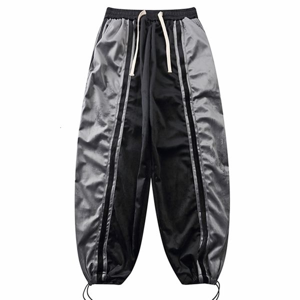 2020ss streetwear pant man hip hop patchwork men trousers loose oversized joggers baggy track pants, Black
2020ss streetwear pant man hip hop patchwork men trousers loose oversized joggers baggy track pants, Black
