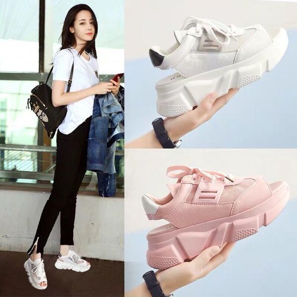 women sandals soft leather fish mouth thick-soled sports female summer casual student breathable platform, Black
women sandals soft leather fish mouth thick-soled sports female summer casual student breathable platform, Black